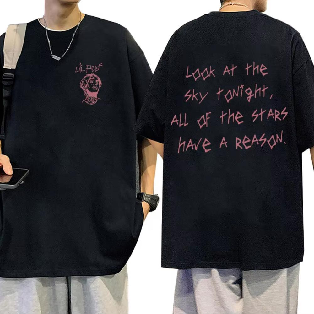 

Rapper Lil Peep Tour Concert Graphic T Shirt Men s Fashion Cotton Short Sleeve T-shirt Women s Hip Hop Oversized S