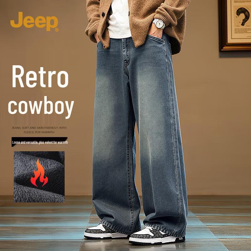 

JEEP SPIRIT Мужские джинсы прямого кроя с флисовой подкладкой и защитой от пиллинга XL