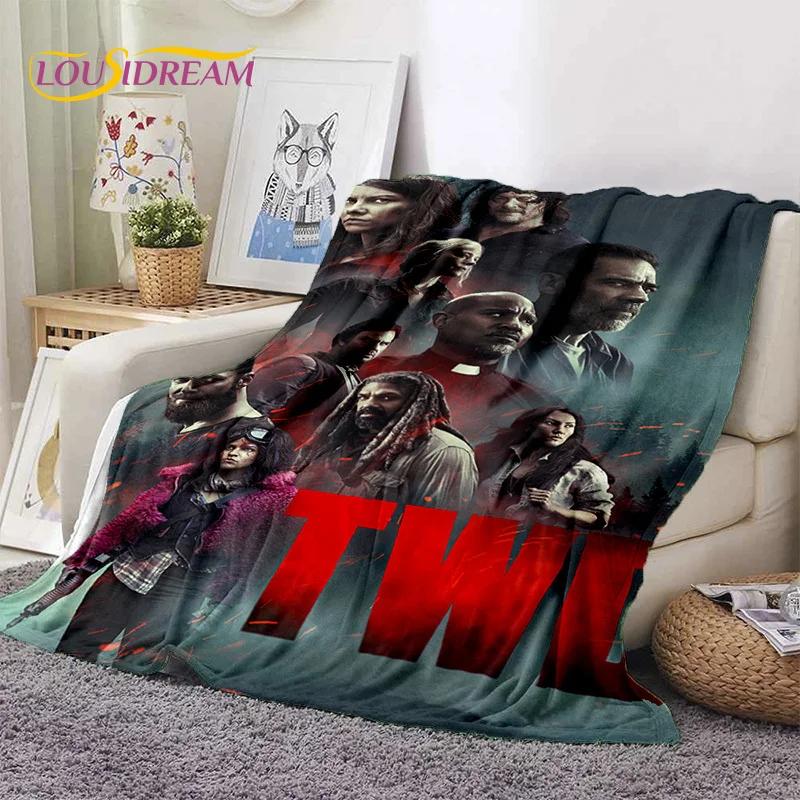 The Walking Dead Lincoln TWD Soft Flannel Blanket for Beds Bedroom Sofa Picnic,Throw Blanket for Cover Outdoors Leisure Nap Gift