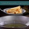 Ultra-Fine Stainless Steel Strainer Set - Kitchen Sieve for Skimming Oil, Straining Juice & Filtering Broth
