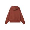 Nike Sweatshirts Women's Dark Orange Hooded Moderate Regular (Unisex) Sweatshirts DQ5859 832