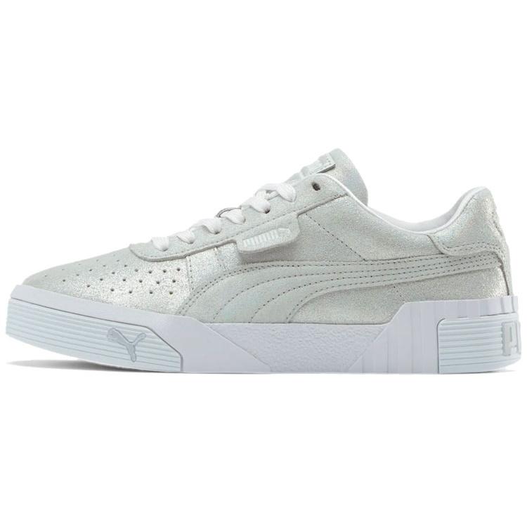 (WMNS) PUMA Cali Shimmer Silver/White Women s 373737-01 EU 35.5