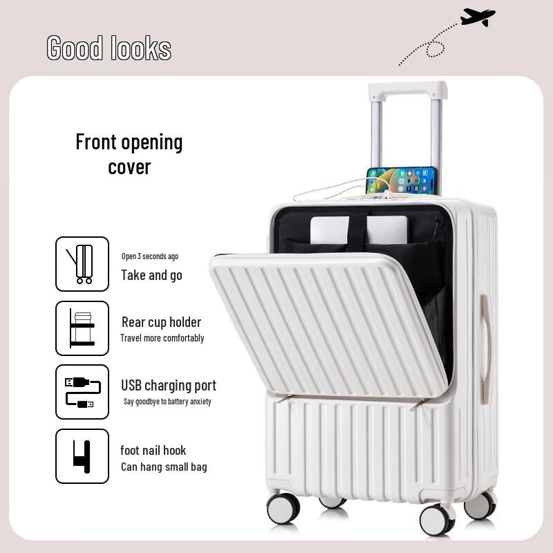 SHERIDAN 20-inch Front-Opening Carry-on Suitcase
