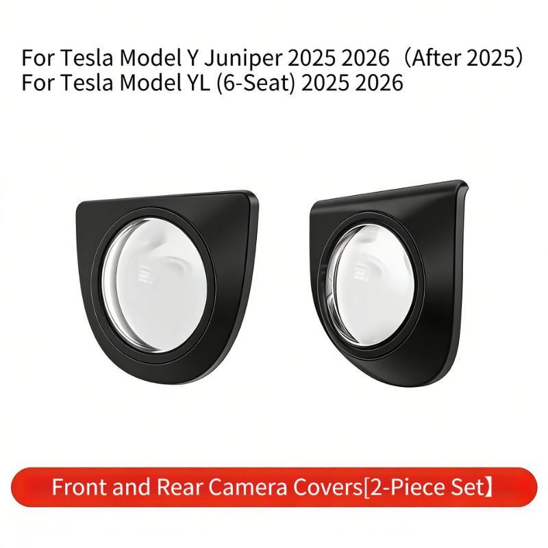 For Tesla Model Y Juniper/Model YL 2026 Camera Lens Safety Guard Anti-Scratch Protection Lenses Protector Cover PC Dust Covers