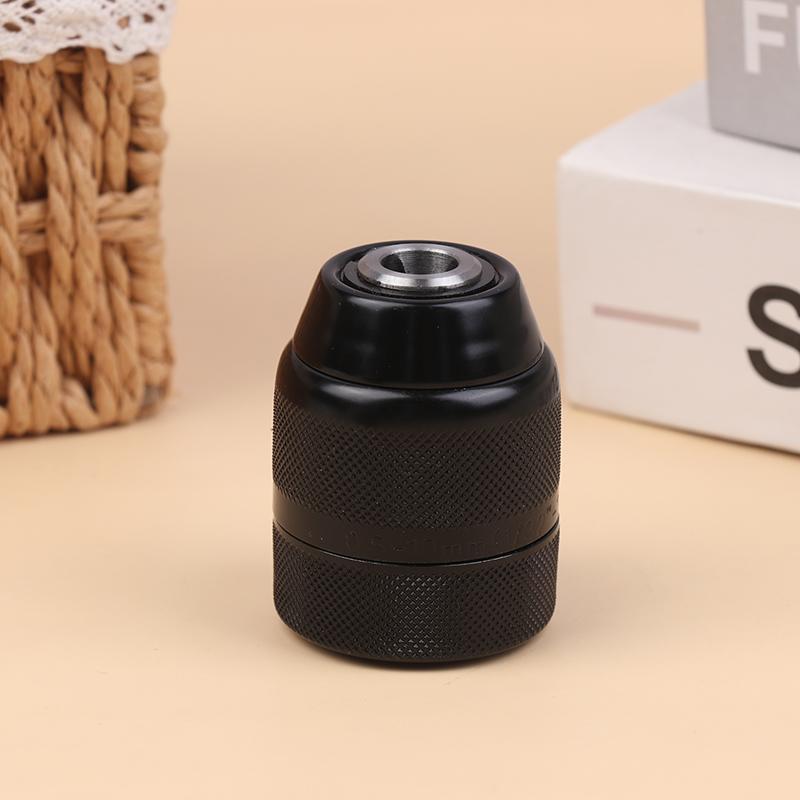 Keyless Metal Ratchet Drill Chuck,Self-Locking Chuck,10Mm 13Mm,Quick Change Conversion,For Drill Bit Taps Socket&Screwdriver