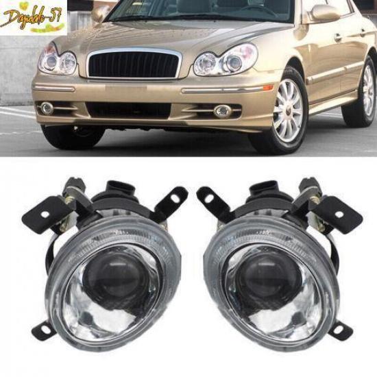 2 шт. Для Hyundai Sonata 2002-2005 Передний бампер Противотуманные фары Ходовые огни