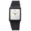 CASIO MQ-38-7A rectangular face analog watch with urethane belt, unisex, overseas model