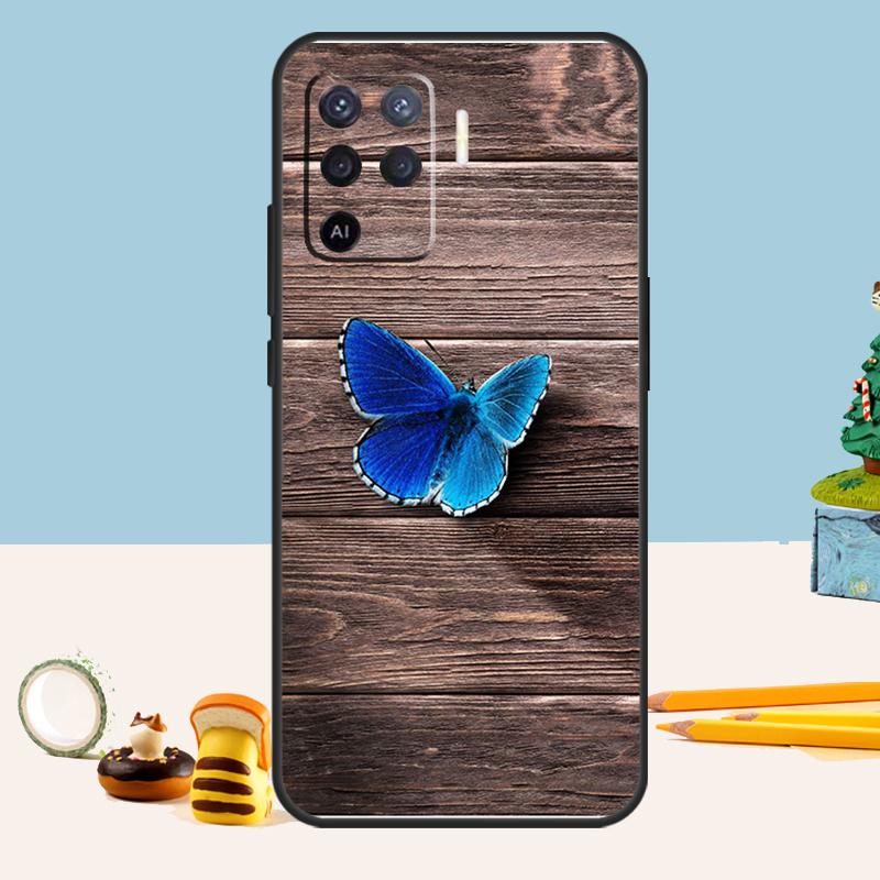 Cute Butterfly Case For Oppo A98 A78 A58 A18 A38 A74 A94 A54 A15 A17 A57 A6 A5 Pro A16 A76 A96 A40 A60 A80