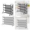 Multipurpose 4-Tier Spice Storage Rack Wall-mounted Sturdy Countertop Condiment Holder Free Standing Space Saving Wire Shelving