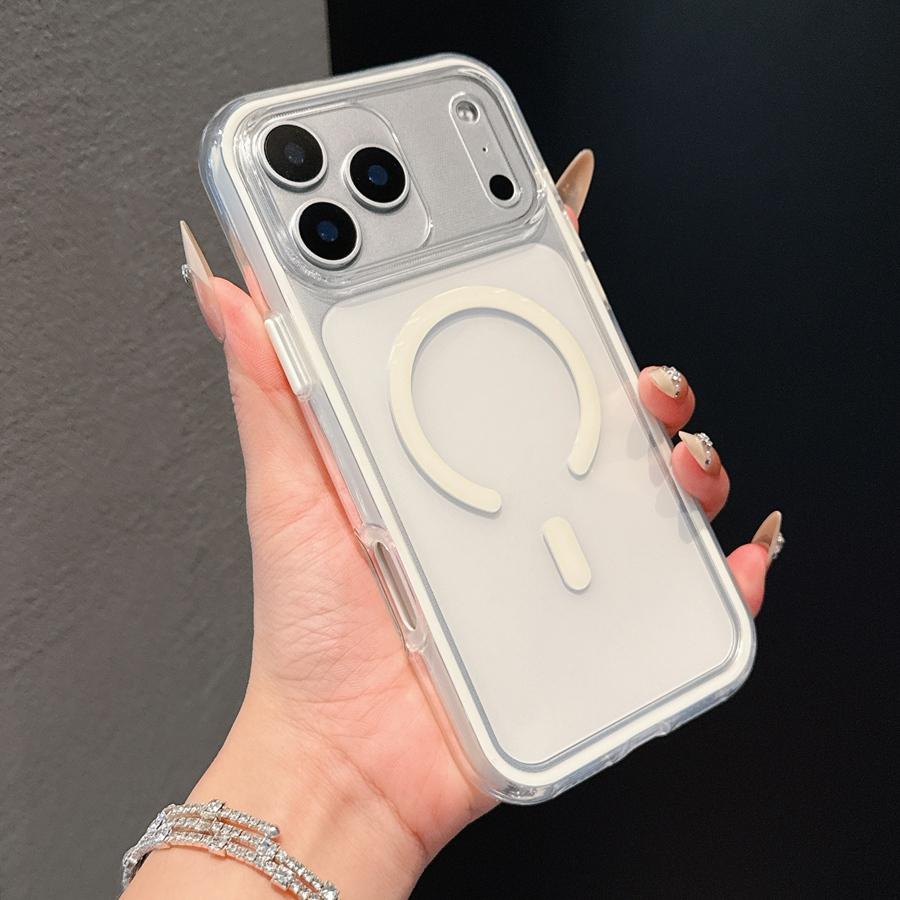 2 In 1 Magnetic for iPhone 17 Pro Max Case Compatible with MagSafe Classic Hybrid Case for iPhone 16 Military-Grade Drop Protection Shockproof Cover