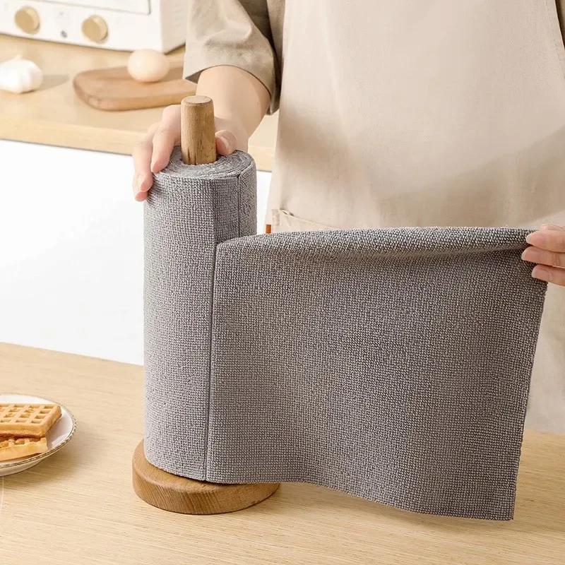 Panni Lavabili Pulizia Casa Cucina Microfibra Asciugamano Rotoli Strofinacci Carta da Cucina Sostituzione 1 Rotolo da 20 Fogli