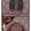 Chinese Size Brown Real Cowhide Hunting Leather Jacket Men Genuine Leather Coat Winter Pockets Jackets