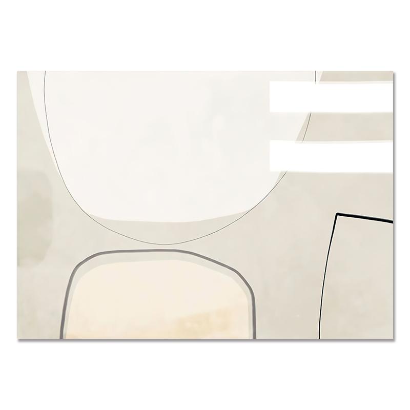 Abstract Landscape Wall Art Tree Sun Desert Quotes Nordic Posters and Prints Canvas Painting Wall Pictures for Living Room Decor