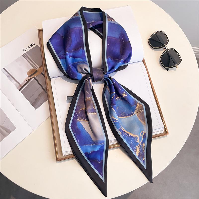 

Fashion Headbands Silk Neck Scarves For Women Long Hairband Print Bag Scarfs Neckerchief Hair Ribbons Tie Scarf Ladies 14x145cm 14x145cm