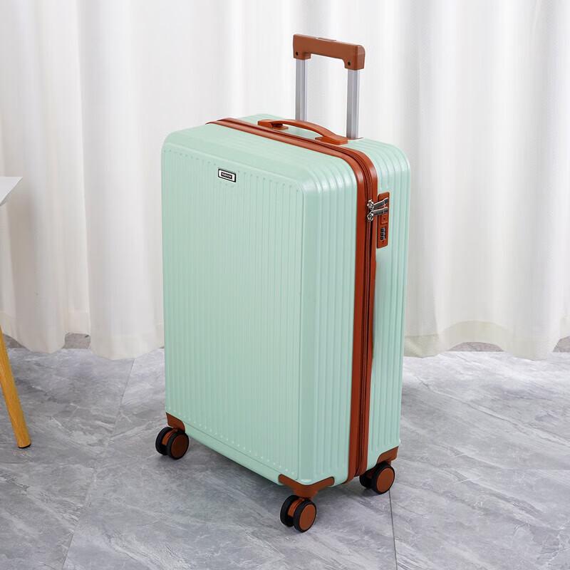 Moncaloni Macaron Color-Block Carry-On Luggage 20-inch