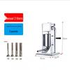 Stainless Steel Manual-Commercial Sausage Stuffer & Auto-Fill Machine for Cured, Ham, and Meat Sausages
