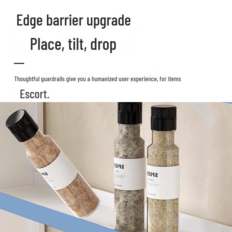 Adjustable Wall-Mounted Kitchen Storage Rack