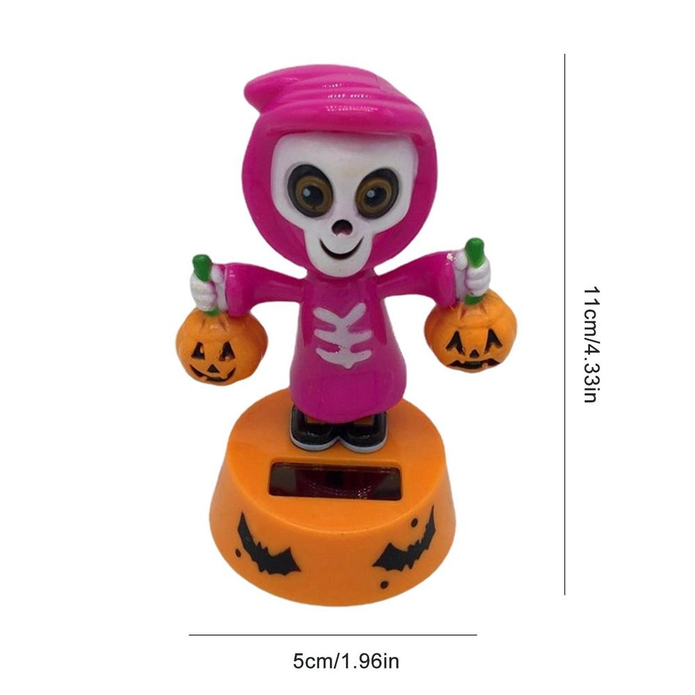 Cool Car Dashboard Decoration Pendants Halloween Solar Innovative Swing Doll Ornament Creative Styling Auto Interior Accessory