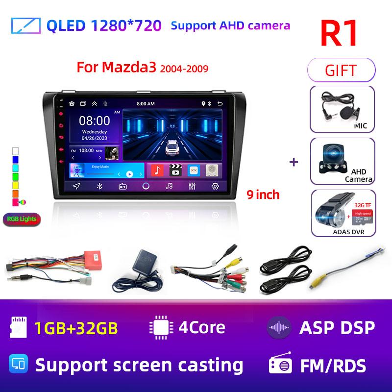 Core Android 13 Carplay for Mazda 3 2004 2005 2006 2007 2008 2009 Car Radio with BOSE Multimedia Player 2 Din Stereo GPS DVD