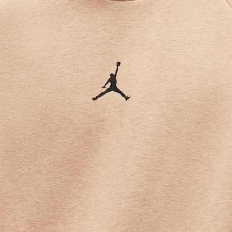 Jordan Dri-Fit Logo Crew Neck Sweatshirt Men Tops Khaki DV1287-201
