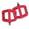 Enlee 2pcs Mountain Bike Pedals NonSlip Nylon Fiber Lightweight Bicycle Platform Flat Pedals