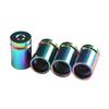 4Pcs Tire Valve Stem Cover Caps Aluminum Car Wheel Air Pressure Valve Cap Shell Dust Cap for Automotive Motorcycles