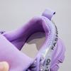 Wysokiej Jakości Damskie Grube Trampki Modne Fioletowe Buty Sportowe Luksusowe Błyszczące Strassowe Damskie Codzienne Buty Tenisowe Damskie PU