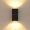 Modern LED Outdoor Waterproof Wall Lamp 3W 6W COB Indoor Home Lighting Porch Garden Lamp Aluminum Sconce AC85-265V Wall Light