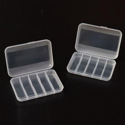 Hot Sale Square Storage Box Transparent Durable Jewelry Beads Container Plastic Fishing Tools Accessories Power Tools Holder
