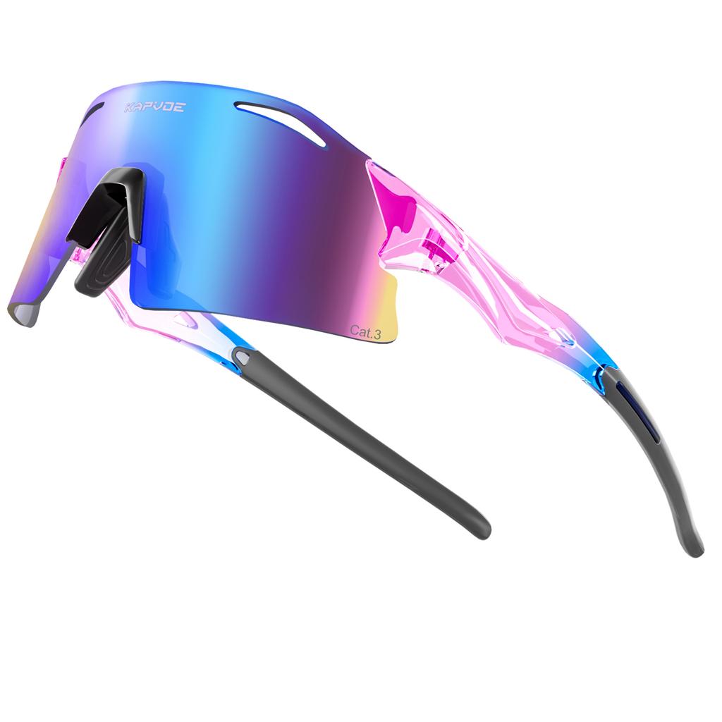 Kapvoe Fashion Sunglasses for Men Photochromic Cycling Glasses UV400 Eyewear Women Bike Driving Sports Marathon Triathlon