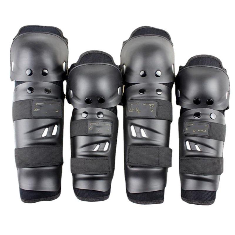 Motorcycle Knee & Elbow Pads Set: Round Head Off-Road Protective Gear