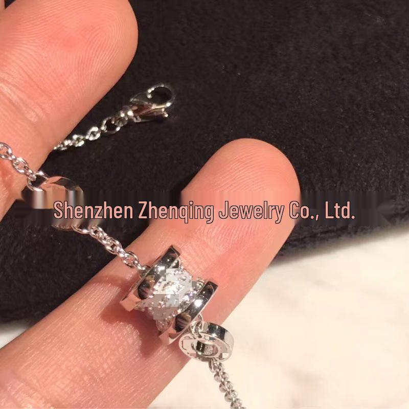 Elegant 925 Sterling Silver Slim Waist Bracelet, 18K Thick Gold Plated, Fade-Resistant, Versatile Hand Jewelry. 925 Silver