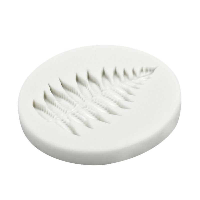3D Plant Leaf Shaped Fondant Chocolate Mould Cake Topper Decorating Tools for Creative Baking Silicone Mold Easy To Clea