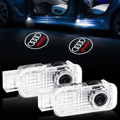 For C82PC Car Door Welcome Light Led Car Projector Lamp Car Accessories For Audi A4L A6L A3 A4 Q3 Q5 Q7 A5 A7 S3 S4 S5 S6 S8 RS3 RS4