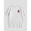 Street Fashion Geisha Mask Summer T-Shirt for Men And Women