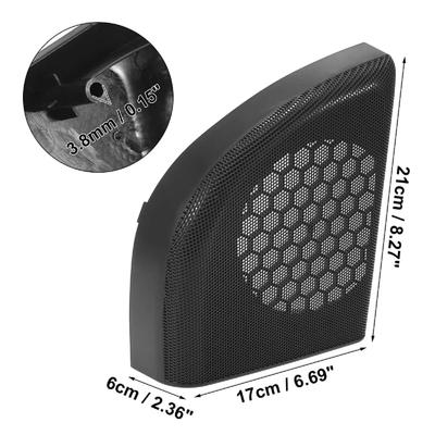 Pair Car Side Door Hand Door Speaker Cover Horn Cover Trim Speaker Grille For Mercedes Benz W203 CLC Coupe 2Dr A20372703889051