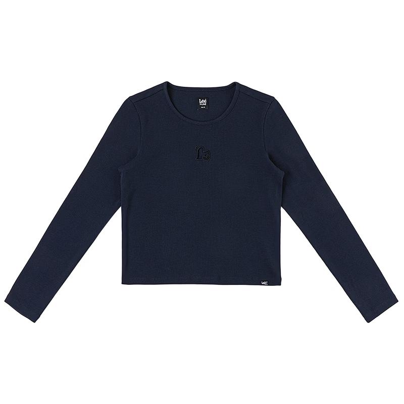 Lee Women s Slim-Fit Heart Cutout Long Sleeve T-Shirt L