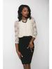 2021 Lace V-Neck See-Through Long Sleeve Crop Cardigan