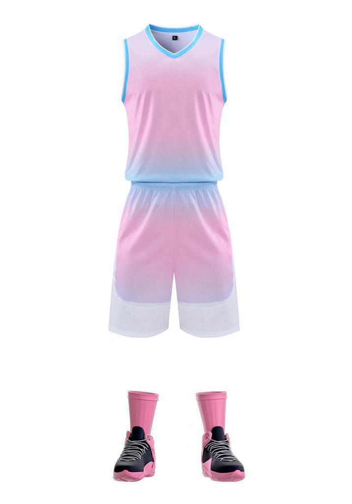 Summer Basketball Training Jersey Set for Men, Women, and Children