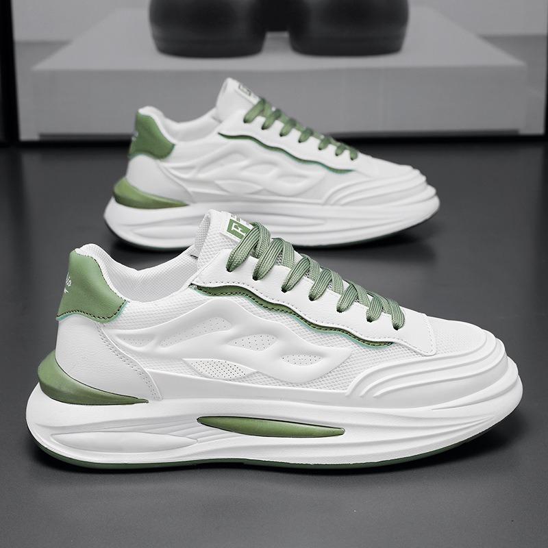 Summer Men's Shoes New Breathable Mesh Little White Shoes Men's Trend Versatile Sports Shoes Casual Dad Trendy Shoes
