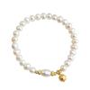 Ba Ba Pot Freshwater Pearl and Zircon Bracelet: Niche, Stylish, Luxurious Jewelry for Besties.
