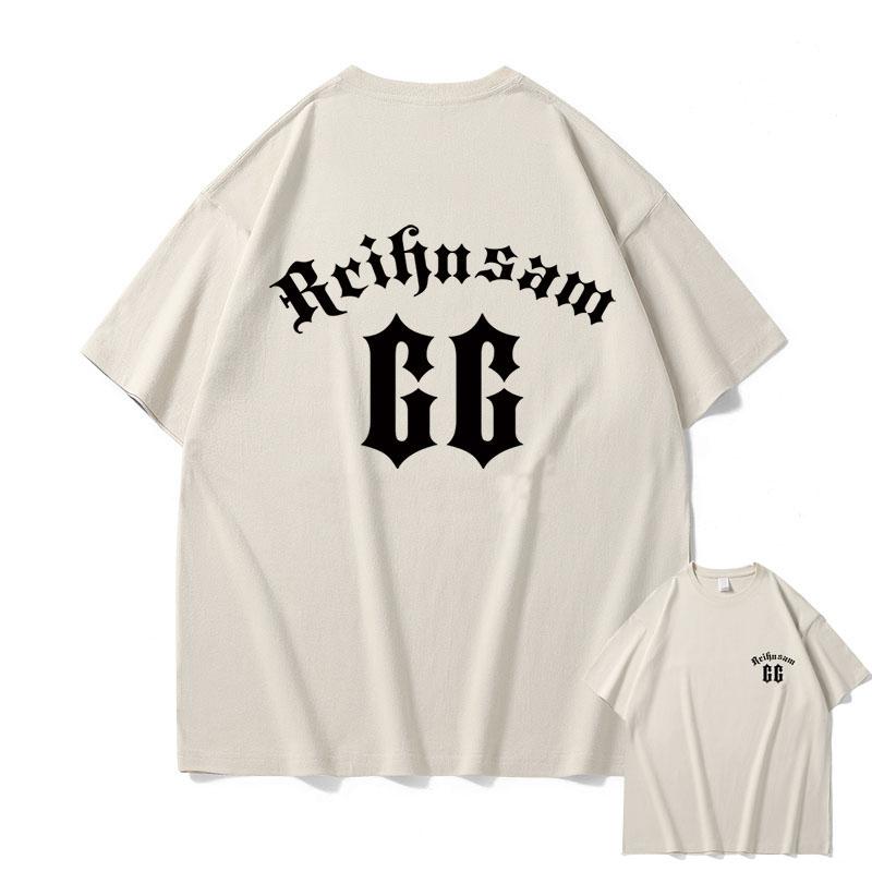Европейская и американская модная новая летняя мужская футболка большого размера из чистого хлопка с буквенным принтом, женские футболки высокого качества, модная винтажная футболка унисекс 3XL хаки