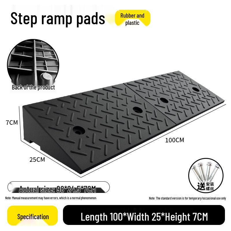 Rubber Curb Ramp for Cars and Household Steps