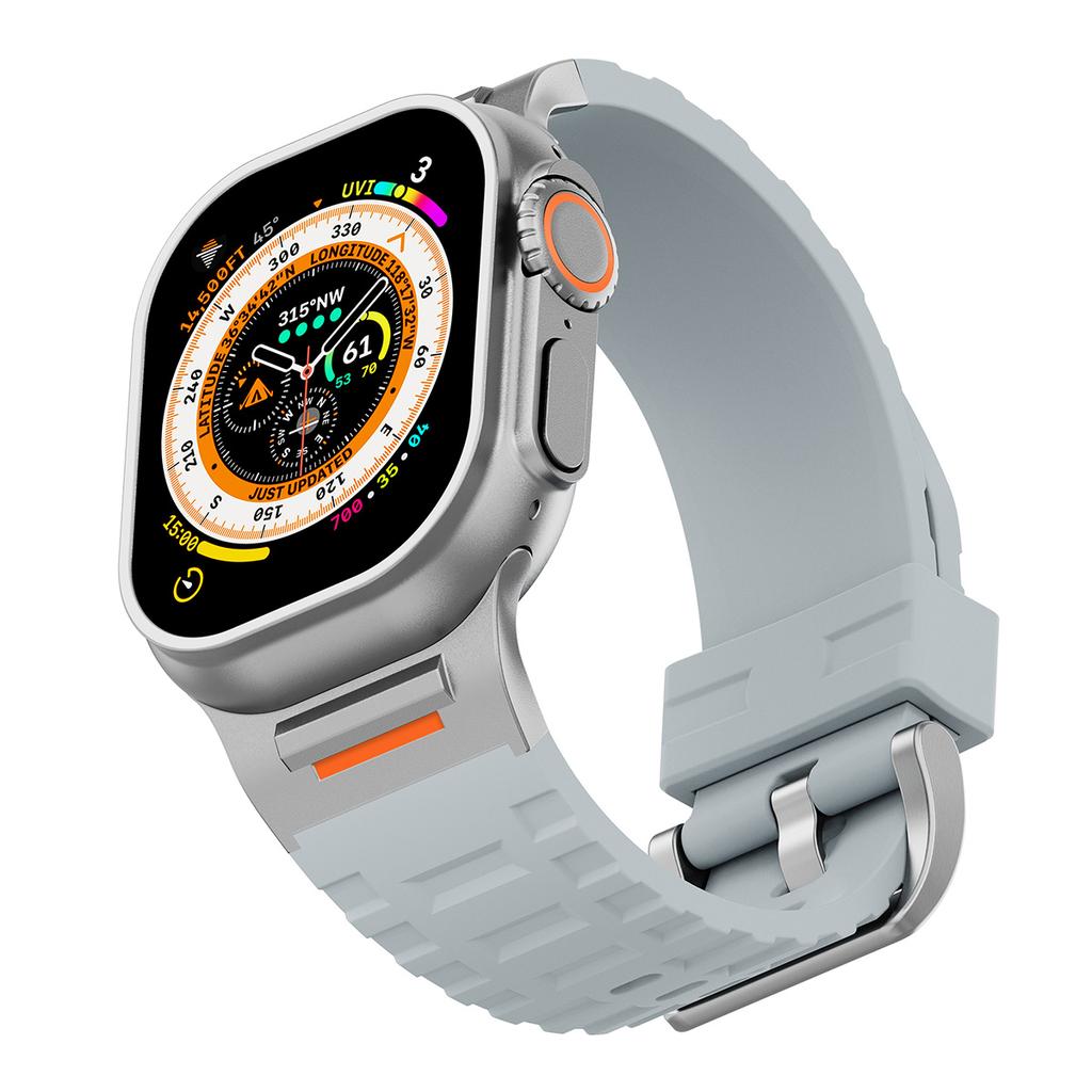3 Style New Sport Band For Iwatch Ultra 3/2 49mm 42 44 45 46mm Silicone Strap For Apple Watch Series 11 10 9 8 7 6 SE3 Bracelet