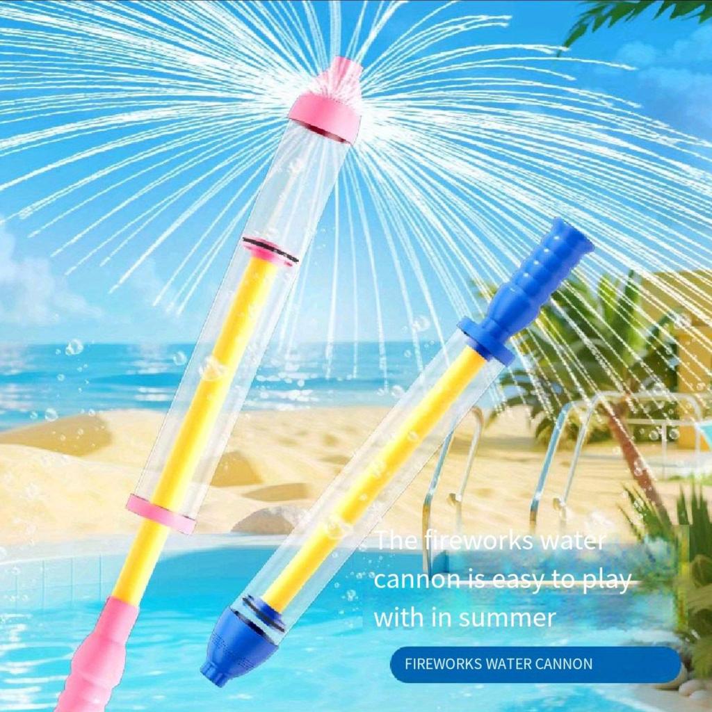 Fireworks Splashing Spray Water Guns Portable Water Squirter Pull-out Outdoor Water Shooters for Atmosphere Water Squirter Game