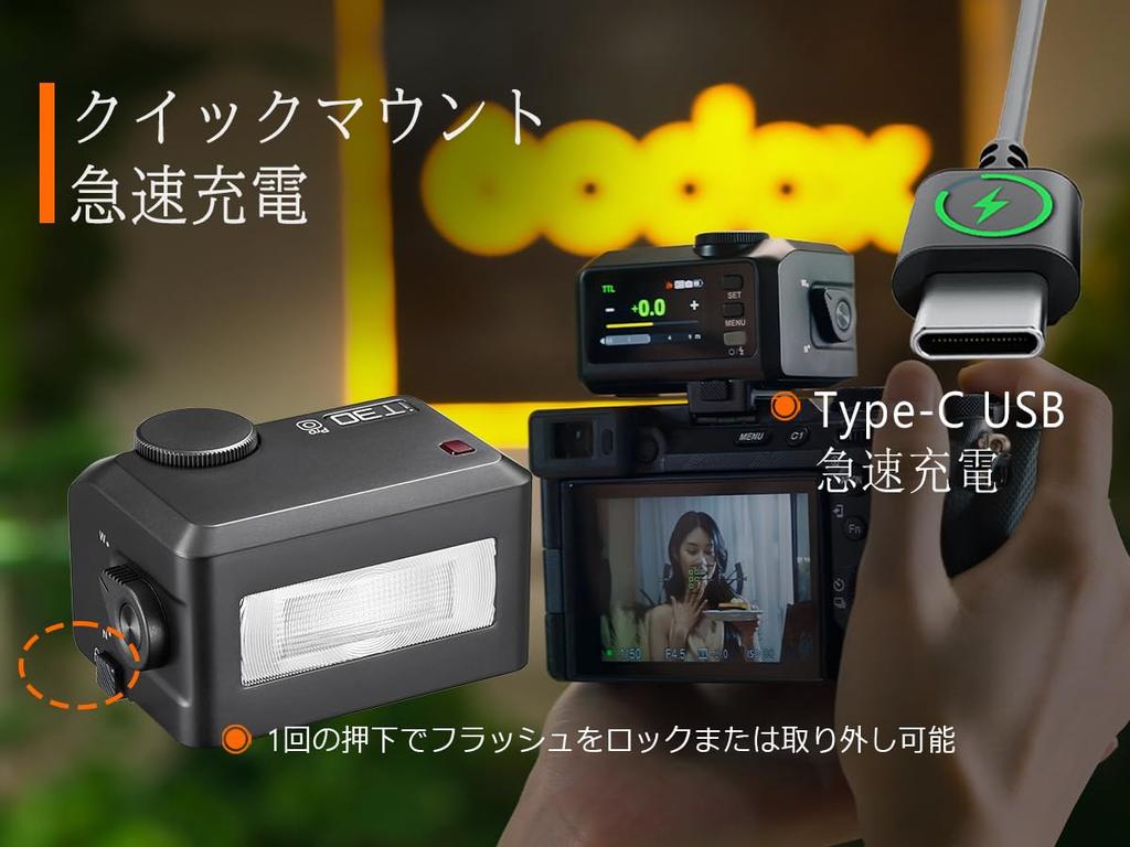 Godox iT30Pro O Camera Flash with Color TTL Compact Yet 560 Full Wireless Optical Lightweight Design Just for Olympus Japanese Instruction