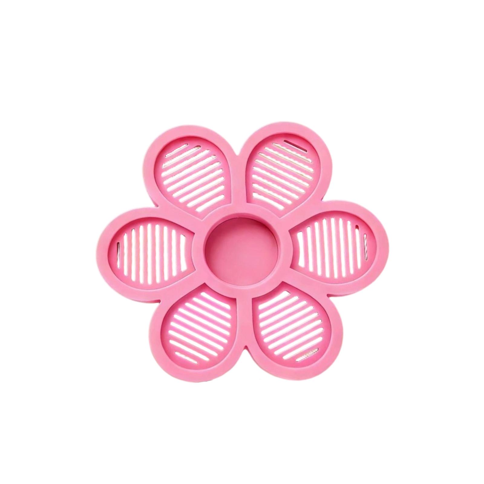 Outdoor Bee Floating Water Station Flower Shape Bee Drinking Fountain Plastic Durable Beekeeping Accessory for Garden Hive One Size розовый