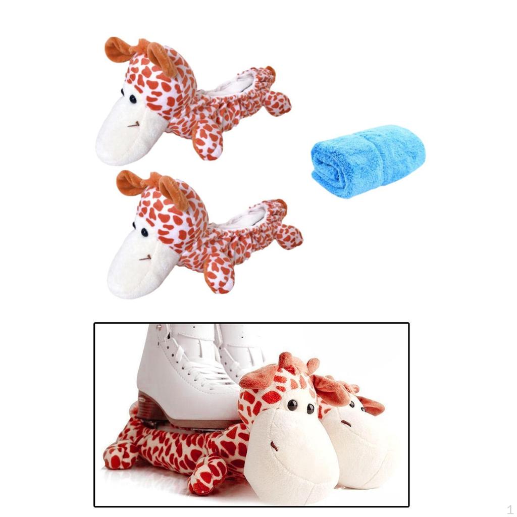 Protezioni per lame di pattini da ghiaccio, protezioni durevoli, copertura per pattinaggio a cartoni animati