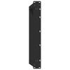 Vidaxl Coffee Table Legs, 2 Pcs, Black, 60X(30-31) Cm, Steel