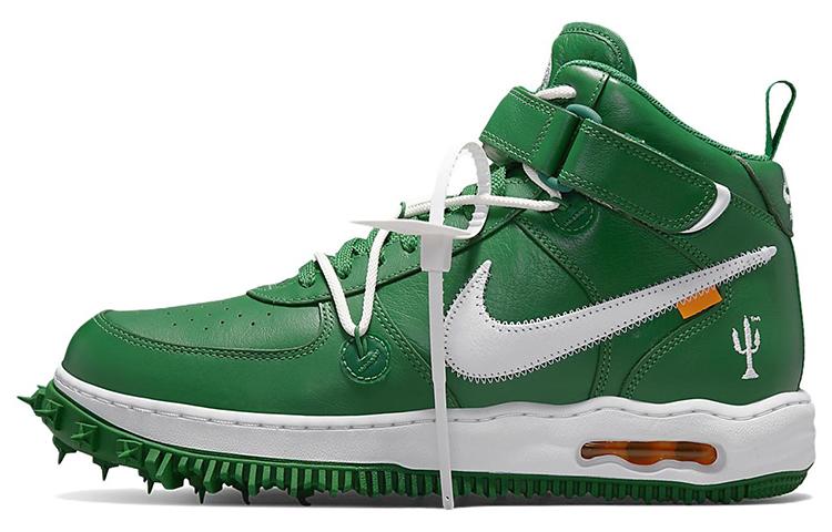 

Nike X Off White Air Force 1 Mid Sp Кожаные Pine Green DR0500-300 36.5